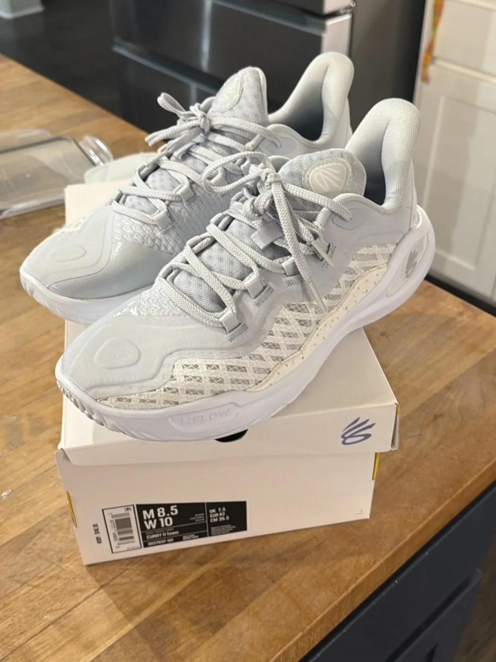 Curry 11- Neutral Gray Women’s Running Sneakers - Comfort Cushion